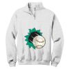 NuBlend ® 1/4 Zip Cadet Collar Sweatshirt Thumbnail