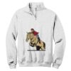 NuBlend ® 1/4 Zip Cadet Collar Sweatshirt Thumbnail