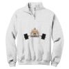NuBlend ® 1/4 Zip Cadet Collar Sweatshirt Thumbnail