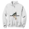 NuBlend ® 1/4 Zip Cadet Collar Sweatshirt Thumbnail