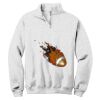 NuBlend ® 1/4 Zip Cadet Collar Sweatshirt Thumbnail
