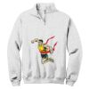 NuBlend ® 1/4 Zip Cadet Collar Sweatshirt Thumbnail