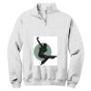 NuBlend ® 1/4 Zip Cadet Collar Sweatshirt Thumbnail