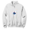 NuBlend ® 1/4 Zip Cadet Collar Sweatshirt Thumbnail