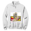 NuBlend ® 1/4 Zip Cadet Collar Sweatshirt Thumbnail