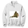 NuBlend ® 1/4 Zip Cadet Collar Sweatshirt Thumbnail