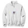 NuBlend ® 1/4 Zip Cadet Collar Sweatshirt Thumbnail