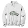 NuBlend ® 1/4 Zip Cadet Collar Sweatshirt Thumbnail
