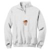 NuBlend ® 1/4 Zip Cadet Collar Sweatshirt Thumbnail
