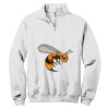 NuBlend ® 1/4 Zip Cadet Collar Sweatshirt Thumbnail