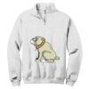 NuBlend ® 1/4 Zip Cadet Collar Sweatshirt Thumbnail