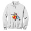 NuBlend ® 1/4 Zip Cadet Collar Sweatshirt Thumbnail