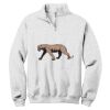 NuBlend ® 1/4 Zip Cadet Collar Sweatshirt Thumbnail