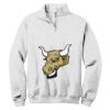 NuBlend ® 1/4 Zip Cadet Collar Sweatshirt Thumbnail