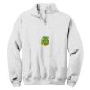 NuBlend ® 1/4 Zip Cadet Collar Sweatshirt Thumbnail