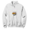 NuBlend ® 1/4 Zip Cadet Collar Sweatshirt Thumbnail