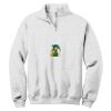 NuBlend ® 1/4 Zip Cadet Collar Sweatshirt Thumbnail
