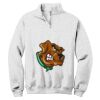 NuBlend ® 1/4 Zip Cadet Collar Sweatshirt Thumbnail