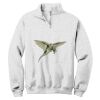 NuBlend ® 1/4 Zip Cadet Collar Sweatshirt Thumbnail