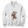 NuBlend ® 1/4 Zip Cadet Collar Sweatshirt Thumbnail