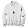 NuBlend ® 1/4 Zip Cadet Collar Sweatshirt Thumbnail