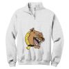 NuBlend ® 1/4 Zip Cadet Collar Sweatshirt Thumbnail