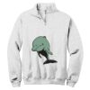 NuBlend ® 1/4 Zip Cadet Collar Sweatshirt Thumbnail