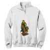 NuBlend ® 1/4 Zip Cadet Collar Sweatshirt Thumbnail