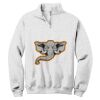 NuBlend ® 1/4 Zip Cadet Collar Sweatshirt Thumbnail