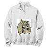 NuBlend ® 1/4 Zip Cadet Collar Sweatshirt Thumbnail