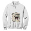 NuBlend ® 1/4 Zip Cadet Collar Sweatshirt Thumbnail