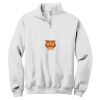 NuBlend ® 1/4 Zip Cadet Collar Sweatshirt Thumbnail