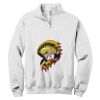 NuBlend ® 1/4 Zip Cadet Collar Sweatshirt Thumbnail