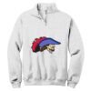 NuBlend ® 1/4 Zip Cadet Collar Sweatshirt Thumbnail