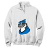 NuBlend ® 1/4 Zip Cadet Collar Sweatshirt Thumbnail