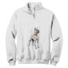 NuBlend ® 1/4 Zip Cadet Collar Sweatshirt Thumbnail