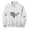 NuBlend ® 1/4 Zip Cadet Collar Sweatshirt Thumbnail