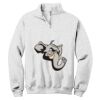 NuBlend ® 1/4 Zip Cadet Collar Sweatshirt Thumbnail
