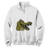 NuBlend ® 1/4 Zip Cadet Collar Sweatshirt Thumbnail
