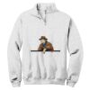NuBlend ® 1/4 Zip Cadet Collar Sweatshirt Thumbnail