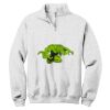 NuBlend ® 1/4 Zip Cadet Collar Sweatshirt Thumbnail