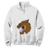 NuBlend ® 1/4 Zip Cadet Collar Sweatshirt Thumbnail