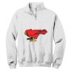 NuBlend ® 1/4 Zip Cadet Collar Sweatshirt Thumbnail