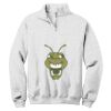 NuBlend ® 1/4 Zip Cadet Collar Sweatshirt Thumbnail