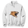 NuBlend ® 1/4 Zip Cadet Collar Sweatshirt Thumbnail
