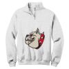 NuBlend ® 1/4 Zip Cadet Collar Sweatshirt Thumbnail