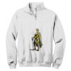 NuBlend ® 1/4 Zip Cadet Collar Sweatshirt Thumbnail