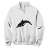NuBlend ® 1/4 Zip Cadet Collar Sweatshirt Thumbnail