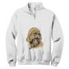 NuBlend ® 1/4 Zip Cadet Collar Sweatshirt Thumbnail