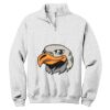 NuBlend ® 1/4 Zip Cadet Collar Sweatshirt Thumbnail